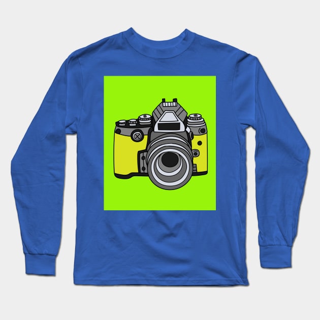 Camera Photography Nostalgia Timeless Long Sleeve T-Shirt by flofin